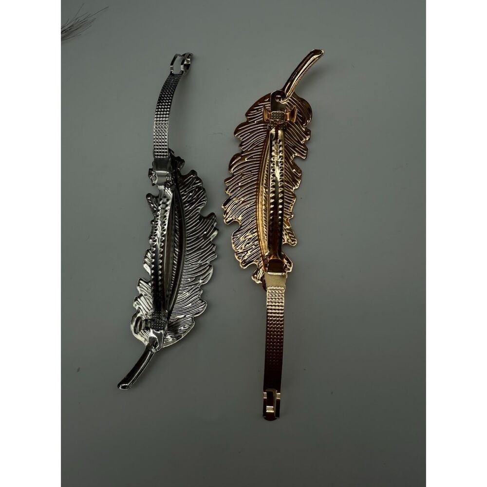 Metal Leaf Shape Hairpin pack of 2 - Picture 3 of 3